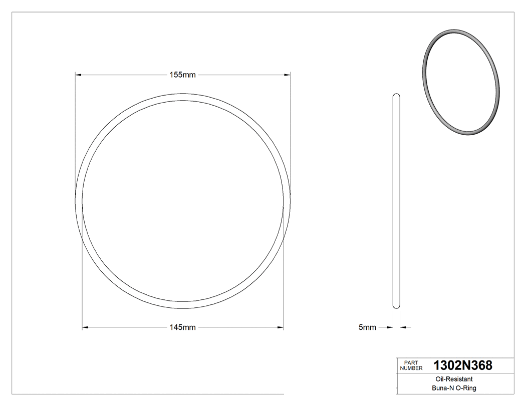 Technical drawing - 1302N368